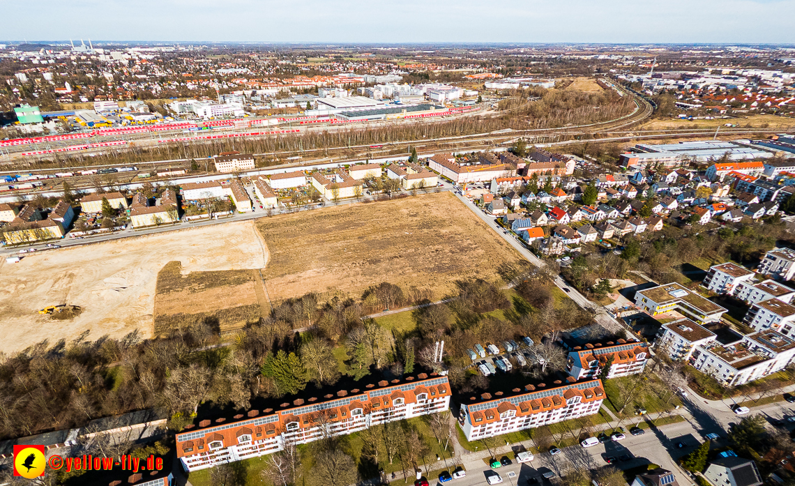 20.02.2023 - der Hachinger Bach zwischen Berg am Laim und Neuperlach